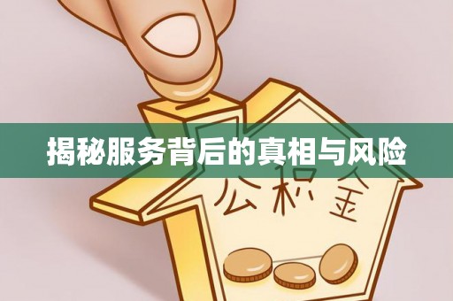 井陉揭秘服务背后的真相与风险